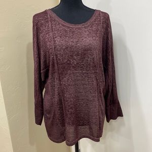 Lucky Lotus light-weight sweater. Size large